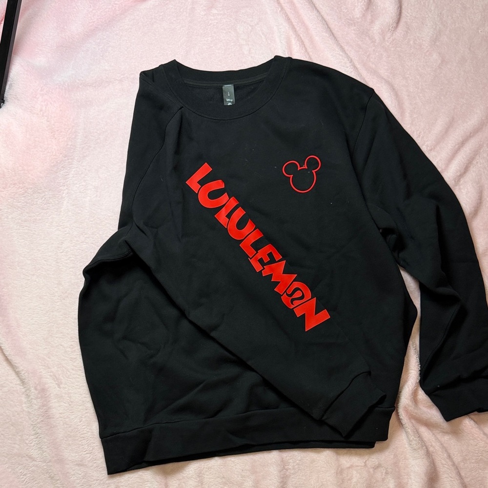 lululemon athletica Black and Red Sweater